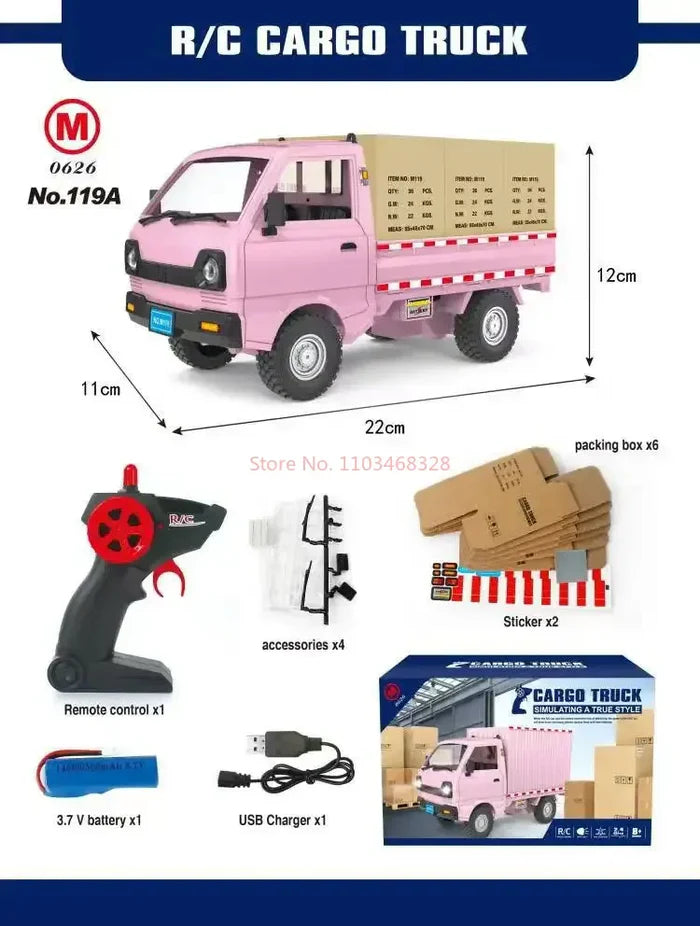 CargoTruck™ Caminhão Elétrico de Carga com Controle Remoto