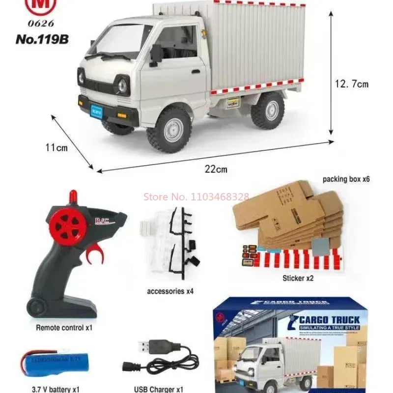 CargoTruck™ Caminhão Elétrico de Carga com Controle Remoto