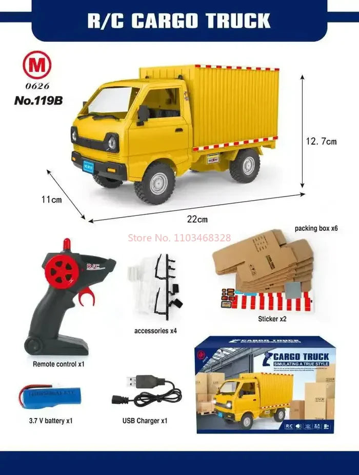 CargoTruck™ Caminhão Elétrico de Carga com Controle Remoto