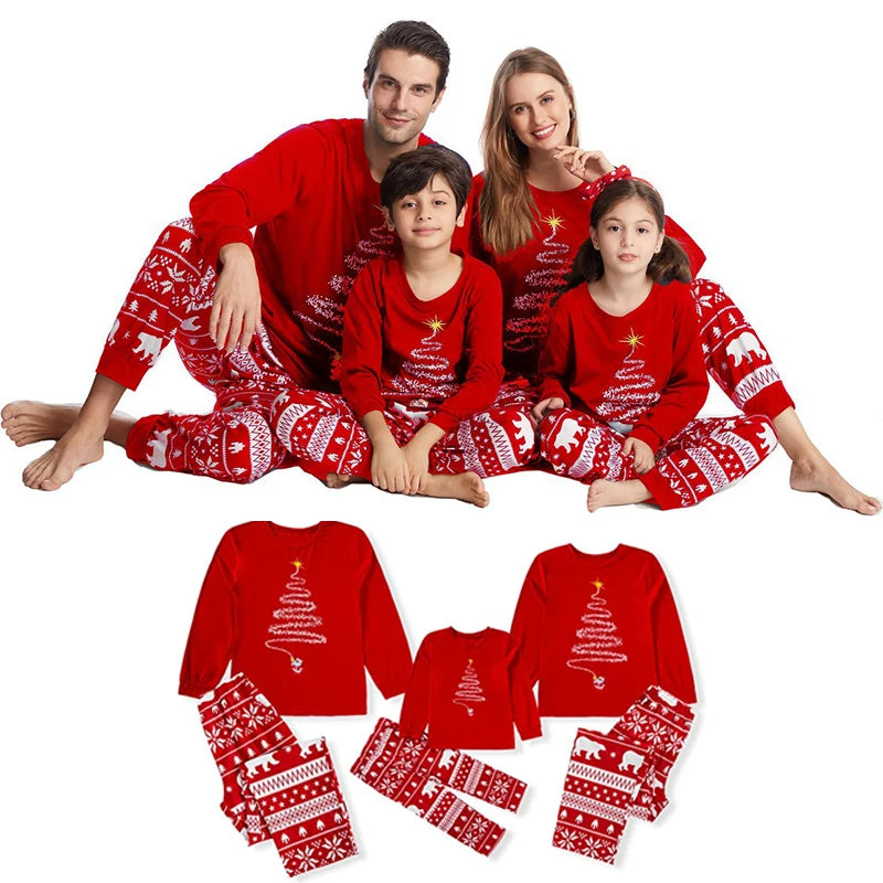 2024 Pijamas de Natal Combinado para Toda a Família