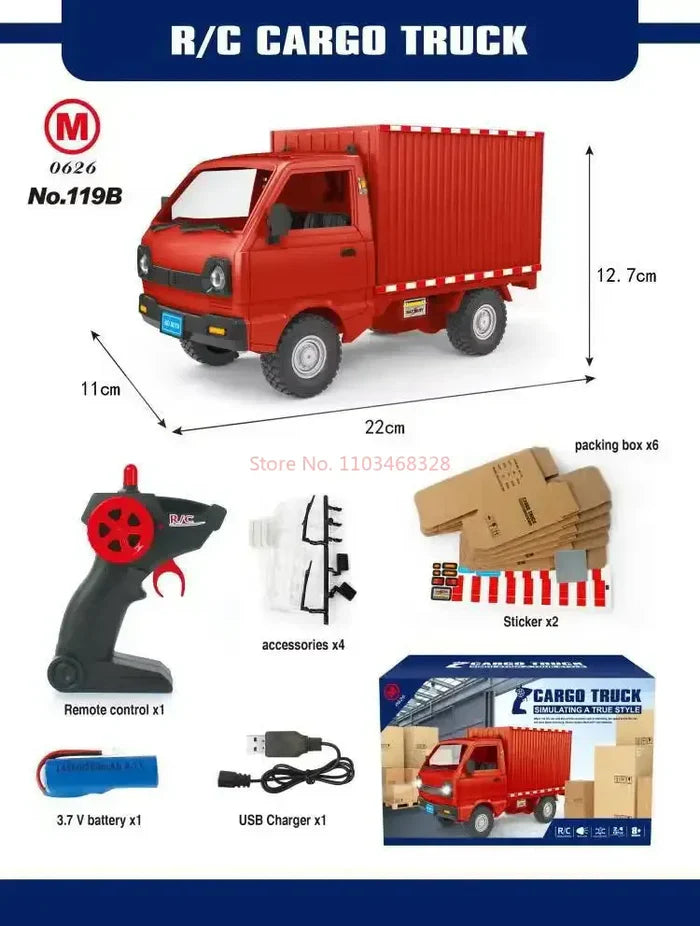 CargoTruck™ Caminhão Elétrico de Carga com Controle Remoto